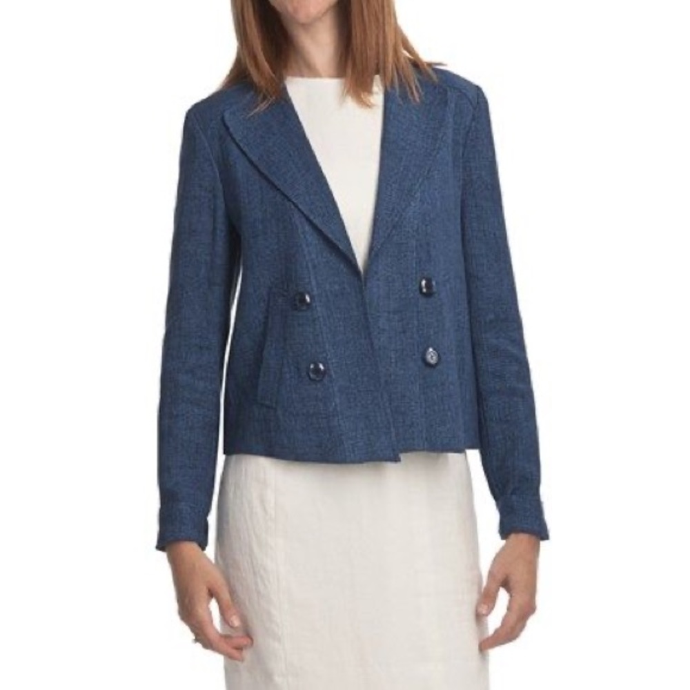 Louben Linen Crop Jacket